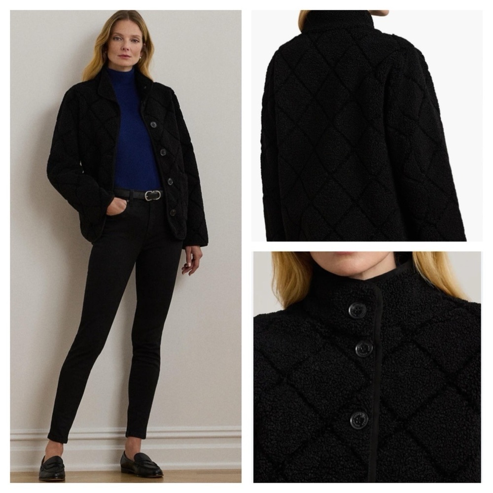 Quilted Faux Shearling Jacket
Lauren Ralph Lauren size S